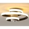 Plafoniera LED Moderno Lampada Da Soffitto LED 24W, Creativo Plafoniera Design In Alluminio Spirale Linea, Lampadario Nero Per Soggiorno Camera Da Letto Sala Cucina Corridoio 2 Plafoniera LED Moderno Lampada Da Soffitto LED 24W, Creativo Plafoniera Design In Alluminio Spirale Linea, Lampadario Nero Per Soggiorno Camera Da Letto Sala Cucina Corridoio -Negozio al dettaglio Paulmann 53418337 1