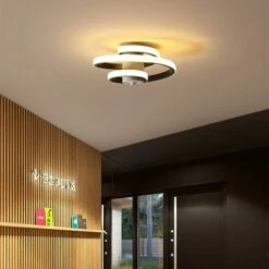 Plafoniera LED Moderno Lampada Da Soffitto LED 24W, Creativo Plafoniera Design In Alluminio Spirale Linea, Lampadario Nero Per Soggiorno Camera Da Letto Sala Cucina Corridoio -Negozio al dettaglio Paulmann 53418337 3