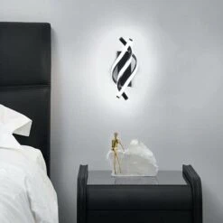 Lampada Da Parete Moderna 18W, Applique Da Parete A LED, Design Curvo IP20, Luce Bianca Calda 3000K, 1200 Lumen IP20 Nero, Per Camera Da Letto, Studio [Classe Di Efficienza Energetica A+++] -Negozio al dettaglio Paulmann 54019081 4