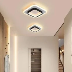 Plafoniere Quadrate Da 22 W, Plafoniere A LED, Lampada Da Soffitto 3500 K Per Bagno, Soggiorno, Camera Da Letto, Cucina, Corridoio (bianco Caldo) -Negozio al dettaglio Paulmann 54019145 3