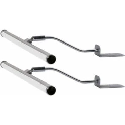 Lampada Da Specchio Per Bagno, Applique Da Parete, Lampada Da Parete Orientabile, Metallo, 1x LED 5,5W 550lm Bianco Caldo, LxPxA 40x18,5x6,3 Cm, Set Da 2