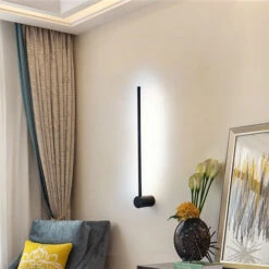 Applique Parete A Led Applique Moderna Semplice Applique Per Interni Decorazione Da Comodino Applique Parete Lineare Creativa Per Camera Da Letto Corridoio Scale Soggiorno Nero,50CM Bianco Freddo -Negozio al dettaglio Paulmann 54681570 3