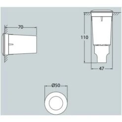 FUMAGALLI ALDO NERO SATIN LED G9 1,7W 4K 1L0000000AXZ1L -Negozio al dettaglio Paulmann 54855102 3