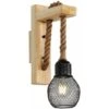 Applique Industriale Vintage, Lampada Da Parete In Legno Rustico Retrò, Lampada Da Muro A Sospensione In Corda Di Canapa Con Paralume In Metallo Nero Per Camera Da Letto, Soggiorno (Senza Lampadine) 2 Applique Industriale Vintage, Lampada Da Parete In Legno Rustico Retrò, Lampada Da Muro A Sospensione In Corda Di Canapa Con Paralume In Metallo Nero Per Camera Da Letto, Soggiorno (Senza Lampadine) -Negozio al dettaglio Paulmann 54960409 1