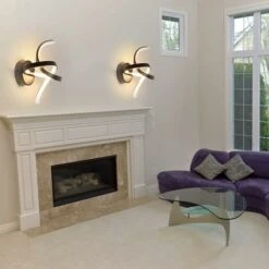 Applique Da Parete Per Interni, Applique A LED Di Design Curvi Da 16W, Moderna Lampada Da Parete In Acrilico Per Camera Da Letto, Soggiorno, Hotel, Scala, Corridoio, Bianco Caldo 3000K [Classe Di Effi -Negozio al dettaglio Paulmann 55391410 4