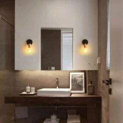 Confezione Da 2 Applique Da Parete Per Interni, Mini Applique Da Parete Industriale, Lampada In Ferro E27 Non Contiene Lampadina, Per La Decorazione Del Soggiorno Della Camera Da Letto Del Ristorante -Negozio al dettaglio Paulmann 55391474 4