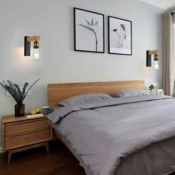 HIASDFLS Applique Interna, Lampada Da Parete In Legno E27 Vintage Retrò Muro Interno Applique Per La Casa Di Campagna Sala Da Pranzo Soggiorno 9 HIASDFLS Applique Interna, Lampada Da Parete In Legno E27 Vintage Retrò Muro Interno Applique Per La Casa Di Campagna Sala Da Pranzo Soggiorno -Negozio al dettaglio Paulmann 55528496 3