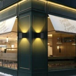 Lampada Da Parete A LED Da 1 Confezione Per Interni, Applique Da Parete, Lampada Da Parete Nera Moderna, Illuminazione In Alluminio Da 12 W Per Soggiorno, Camera Da Letto, Bagno, Cucina, Bianco Caldo -Negozio al dettaglio Paulmann 55552147 3