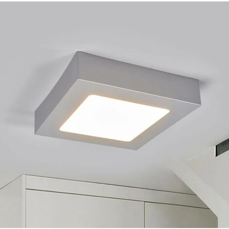 Arcchio Plafoniera LED Marlo Argento 3.000K Angolare 18 Cm 3 Arcchio Plafoniera LED Marlo Argento 3.000K Angolare 18 Cm