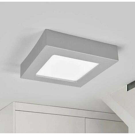 Arcchio Plafoniera LED Marlo Argento 3.000K Angolare 18 Cm 4 Arcchio Plafoniera LED Marlo Argento 3.000K Angolare 18 Cm - immagine 2