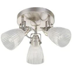 Lindby Plafoniera Per Il Bagno Kara G9, A 3 Luci Tonda