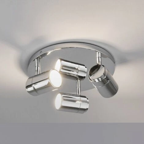 Lindby Base Con Faretti Dejan Cromo A 3 Luci 5 Lindby Base Con Faretti Dejan Cromo A 3 Luci - immagine 3