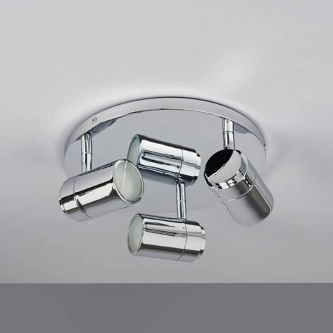 Lindby Base Con Faretti Dejan Cromo A 3 Luci 6 Lindby Base Con Faretti Dejan Cromo A 3 Luci - immagine 4