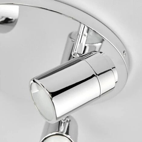 Lindby Base Con Faretti Dejan Cromo A 3 Luci 7 Lindby Base Con Faretti Dejan Cromo A 3 Luci - immagine 5