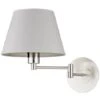 Lindby Pola - Lampada Da Parete Estraibile Color Nichel -Negozio al dettaglio Paulmann 5613066 1