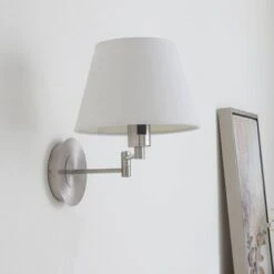 Lindby Pola - Lampada Da Parete Estraibile Color Nichel -Negozio al dettaglio Paulmann 5613066 4