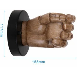 Lampada Da Parete Creativa E27 Industriale Retro Resina Applique Da Parete Bar Ristorante Caffetteria Decorazione Luci,mano Sinistra + Mano Destra -Negozio al dettaglio Paulmann 56147396 4