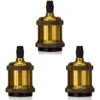 3 PCS E27 Vintage Portalampada Edison Retro Lampada Base Camera Da Letto Soggiorno,Ottone -Negozio al dettaglio Paulmann 56147452 1