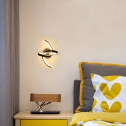 LED Lampada Da Parete Interno, 16W Applique Da Parete Di Design Curve, Lampada A Muro Moderno In Acrilico Per Corridoio, Scale, Ingresso, Camera Da Letto, 3500K Bianco Caldo -Negozio al dettaglio Paulmann 56197249 2