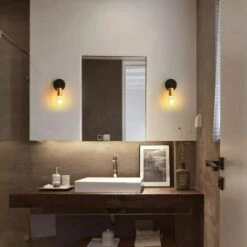 2 Pezzi Applique Da Parete Per Interni, Mini Applique Da Parete Industriale, Lampada In Ferro E27 Non Contiene Lampadina, Per La Decorazione Del Soggiorno Della Camera Da Letto Del Ristorante -Negozio al dettaglio Paulmann 56197321 3