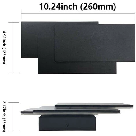 Applique Da Parete Interni LED, 24W Moderna Applique Da Parete IP44 Illuminazione Decorazione Per Soggiorno Camera Da Letto Sala Da Pranzo (Bianco Freddo/Nero) 7 Applique Da Parete Interni LED, 24W Moderna Applique Da Parete IP44 Illuminazione Decorazione Per Soggiorno Camera Da Letto Sala Da Pranzo (Bianco Freddo/Nero) - immagine 5