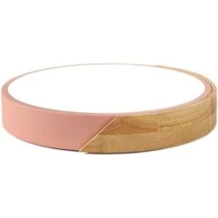 Plafoniera Moderna A LED, Lampada Da Soffitto Macaron Rosa Per Camera Da Letto Soggiorno Camera Dei Bambini Camera Delle Ragazze, Illuminazione Della Stanza Dei Bambini, Luce Bianca 6000K, 30 Cm