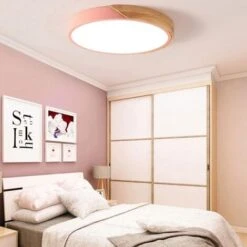 Plafoniera Moderna A LED, Lampada Da Soffitto Macaron Rosa Per Camera Da Letto Soggiorno Camera Dei Bambini Camera Delle Ragazze, Illuminazione Della Stanza Dei Bambini, Luce Bianca 6000K, 30 Cm -Negozio al dettaglio Paulmann 56521342 3