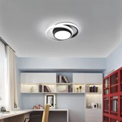 Plafoniera A LED Rotonda, Lampada Da Soffitto Moderna 32W 2350LM, Plafoniera A LED Per Interni Per Scale Da Cucina In Corridoio, Luce Bianca Itedda 6500K Diametro 27cm [Classe Di Efficienza Energetica -Negozio al dettaglio Paulmann 56521421 3