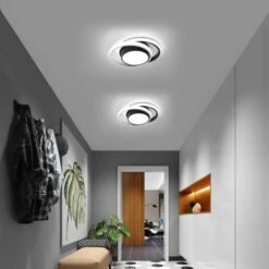 Plafoniera A LED Rotonda, Lampada Da Soffitto Moderna 32W 2350LM, Plafoniera A LED Per Interni Per Scale Da Cucina In Corridoio, Luce Bianca Itedda 6500K Diametro 27cm [Classe Di Efficienza Energetica -Negozio al dettaglio Paulmann 56521421 4