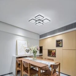 Plafoniera Moderna A LED, Lampada Da Soffitto Design Quadrato Nero 75W, Lampadari Da Soggiorno A Luce Bianca Itedda 6500K Illuminazione A Soffitto Per Interni Per Camera Da Letto, Studio, Cucina -Negozio al dettaglio Paulmann 56521427 4