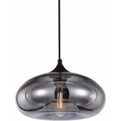 Lampadario A Sospensione Lampadario Industriale Vintage E27 Lampadari Lampada A Soffitto Colorata (specchio Grigio)