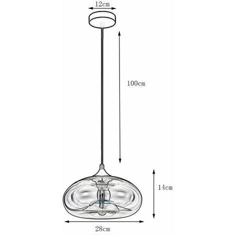 Lampadario A Sospensione Lampadario Industriale Vintage E27 Lampadari Lampada A Soffitto Colorata (specchio Grigio) 7 Lampadario A Sospensione Lampadario Industriale Vintage E27 Lampadari Lampada A Soffitto Colorata (specchio Grigio) - immagine 5