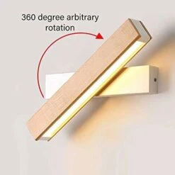 Applique Da Parete Per Interni A LED, Rotazione A 360° Con Semplice Illuminazione In Legno Massello Lampada Da Parete Moderna Per Camera Da Letto, Studio, Corridoio, Soggiorno, Bianco Caldo (21 Cm) -Negozio al dettaglio Paulmann 56525471 3