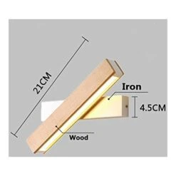 Applique Da Parete Per Interni A LED, Rotazione A 360° Con Semplice Illuminazione In Legno Massello Lampada Da Parete Moderna Per Camera Da Letto, Studio, Corridoio, Soggiorno, Bianco Caldo (21 Cm) -Negozio al dettaglio Paulmann 56525471 5