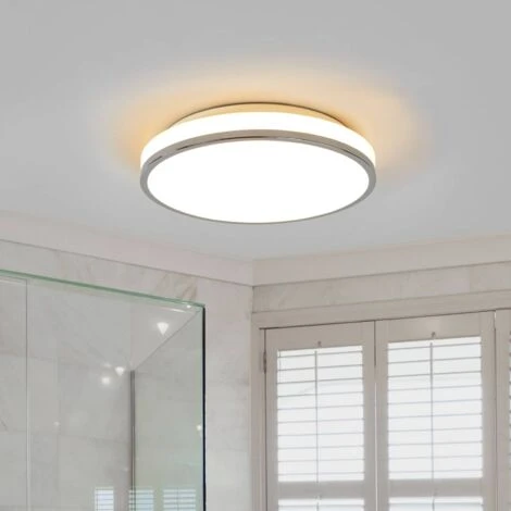 Lindby Lyss - Lampada LED Da Soffitto Per Bagno Cromata 3 Lindby Lyss - Lampada LED Da Soffitto Per Bagno Cromata