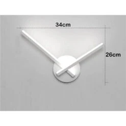 Applique Led SMD Interno Bianco 10W Luce Fredda Moderno Minimal Lampada Incrocio 9 Applique Led SMD Interno Bianco 10W Luce Fredda Moderno Minimal Lampada Incrocio -Negozio al dettaglio Paulmann 56840836 3