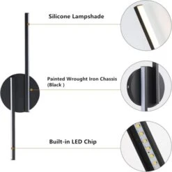Lampada Da Parete Per Interni, Moderna Lampada Da Parete A LED 16W 3000K Plafoniera In Acrilico Bianco Caldo Per Soggiorno, Corridoio, Bagno, Scala Notturna [Classe Di Efficienza Energetica E] -Negozio al dettaglio Paulmann 57273633 5