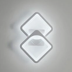 Applique Da Parete Interno 24w, Lampada Da Parete LED Bianco Freddo, 6000K 2400LM Forma Convertibile, Per Interno Scale Soggiorno Camera Letto
