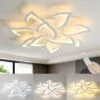 Plafoniera Moderna A Led, Lampada Da Soffitto Con Telecomando 70W Dimmerabile, Creativo Plafoniera Led Fiore Acrilico Con Funzione Di Memoria Per Soggiorno, Camera Da Letto, Sala Da Pranzo, Bianco 2 Plafoniera Moderna A Led, Lampada Da Soffitto Con Telecomando 70W Dimmerabile, Creativo Plafoniera Led Fiore Acrilico Con Funzione Di Memoria Per Soggiorno, Camera Da Letto, Sala Da Pranzo, Bianco -Negozio al dettaglio Paulmann 57668270 1