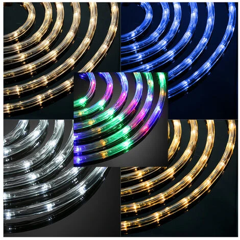 Randaco Tubo Flessibile Leggero A Led Catena Leggera Esterna All'interno Delle Luci Natalizie Decorazioni Natalizie 10 M Giallo 4 Randaco Tubo Flessibile Leggero A Led Catena Leggera Esterna All'interno Delle Luci Natalizie Decorazioni Natalizie 10 M Giallo - immagine 2