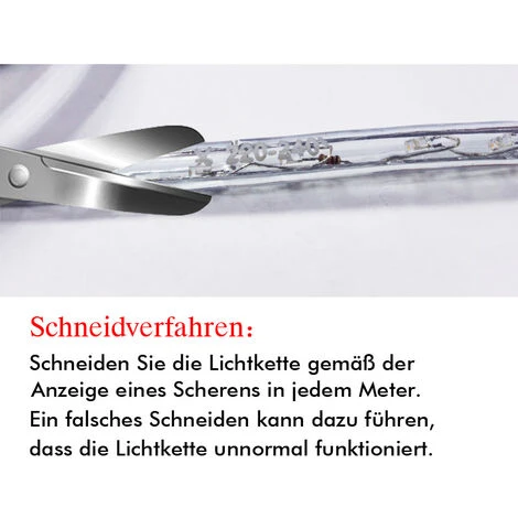 Randaco Tubo Flessibile Leggero A Led Catena Leggera Esterna All'interno Delle Luci Natalizie Decorazioni Natalizie 10 M Giallo 7 Randaco Tubo Flessibile Leggero A Led Catena Leggera Esterna All'interno Delle Luci Natalizie Decorazioni Natalizie 10 M Giallo - immagine 5