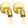 2PCS Applique Da Parete In Ferro Metallo Lampada Da Parete Regolabile Ad Angolo Applique Parete Retrò Creativo Per Bar Caffetteria Oro 2 2PCS Applique Da Parete In Ferro Metallo Lampada Da Parete Regolabile Ad Angolo Applique Parete Retrò Creativo Per Bar Caffetteria Oro -Negozio al dettaglio Paulmann 57752940 1