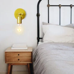 2PCS Applique Da Parete In Ferro Metallo Lampada Da Parete Regolabile Ad Angolo Applique Parete Retrò Creativo Per Bar Caffetteria Oro -Negozio al dettaglio Paulmann 57752940 5