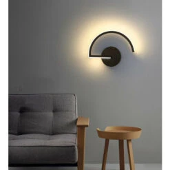 Applique Parete A Led Nero Moderna Semplice Applique Parete Led Indoor Applique Parete Per Soggiorno Corridoio Camera Da Letto Caffè Giardino (Bianco Caldo) -Negozio al dettaglio Paulmann 57753038 3