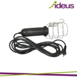 WARTE 60 BLACK E27 LAMPADA LAVORO OFFICINA PORTATILE PLUG