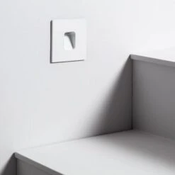 Segnapasso Da Esterno LED 2W Da Incasso A Parete Quadrato Bianco Grasset Bianco Caldo 2700K 50 Mm -Negozio al dettaglio Paulmann 58115147 3