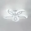Plafoniera A LED, Lampada Da Soffitto 60W 5400 LM A Forma Di Fiore A 5 Bracci, Moderna Plafoniera A LED Bianca Itedda 6000K Per Showroom, Soggiorno E Camera Da Letto -Negozio al dettaglio Paulmann 58176928 1