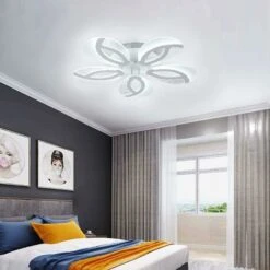 Plafoniera A LED, Lampada Da Soffitto 60W 5400 LM A Forma Di Fiore A 5 Bracci, Moderna Plafoniera A LED Bianca Itedda 6000K Per Showroom, Soggiorno E Camera Da Letto 8 Plafoniera A LED, Lampada Da Soffitto 60W 5400 LM A Forma Di Fiore A 5 Bracci, Moderna Plafoniera A LED Bianca Itedda 6000K Per Showroom, Soggiorno E Camera Da Letto -Negozio al dettaglio Paulmann 58176928 2