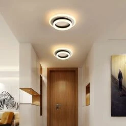 Plafoniera LED Rotonda, Lampadario Design Moderno 20W, Plafoniere In Metallo Acrilico 3000K Adatto Per Bagno, Camera Da Letto, Cucina, Soggiorno, Sala Da Pranzo, Ufficio (Bianco E Nero) -Negozio al dettaglio Paulmann 58176935 4