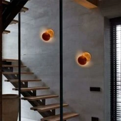 Creative Moon Applique Da Parete Per Interni Eclipse Corridoio Riparo Da Parete Corridoio Corridoio Comodino Riparo Da Parete Soggiorno Rotondo Oro Rame Applique Da Parete A LED -Negozio al dettaglio Paulmann 58177042 4